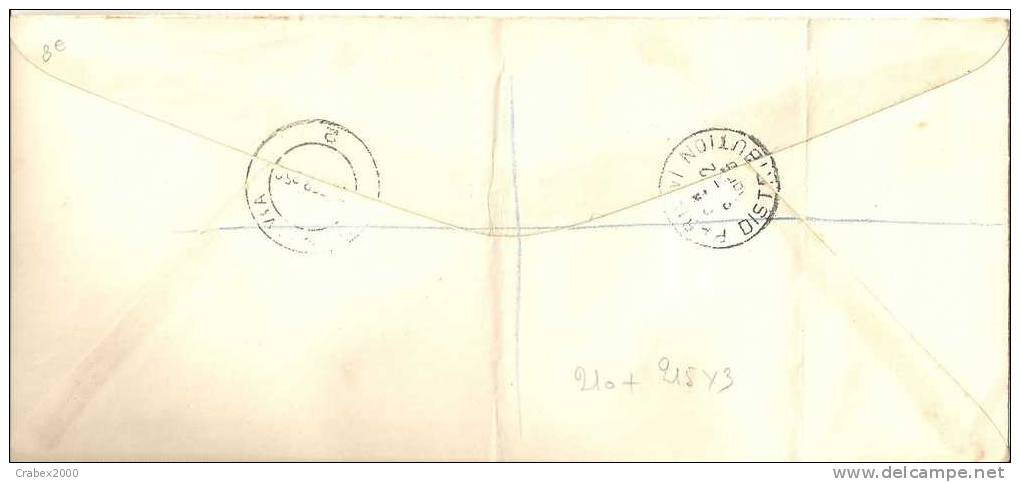 Ny&t    210+215  Lettre     BELGRAVIA  Vers  FRANCE Le   12 ......... 1956 - Covers & Documents