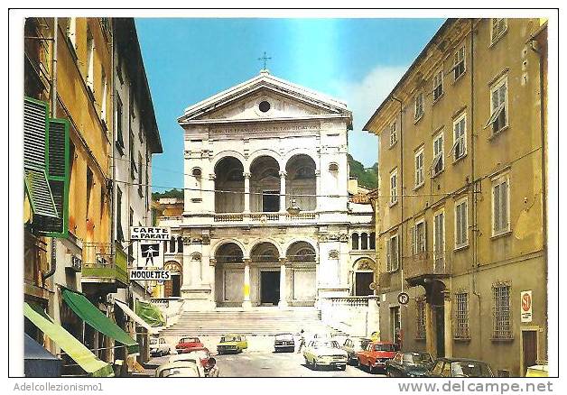 43577)cartolina Illustratoria Massa - Il Duomo - Massa