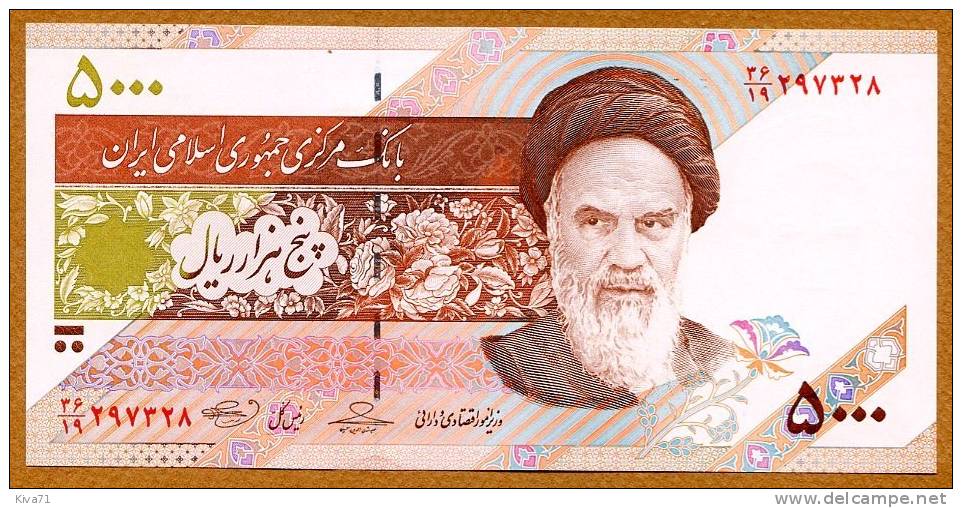 **Nouveaux** 5000 Rials   "IRAN"  2009      UNC          Bc 47 - Irán