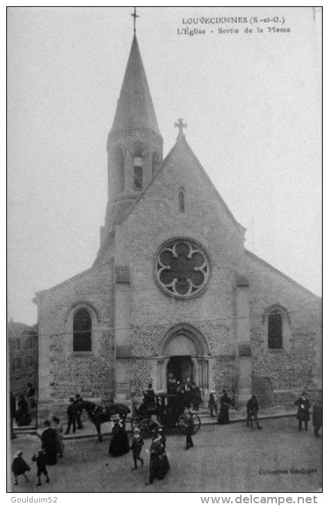 L´église, Sortie De La Messe - Louveciennes