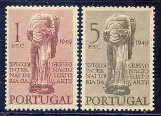 ! ! Portugal - 1949 History Of Art Congress (Complete Set) - Af. 713 To 714 - MH - Nuevos