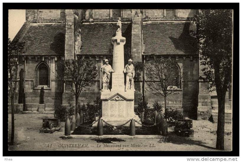 14 Ouistreham Monument Aux Morts D14D K14488K C14488C RH103894 - Ouistreham