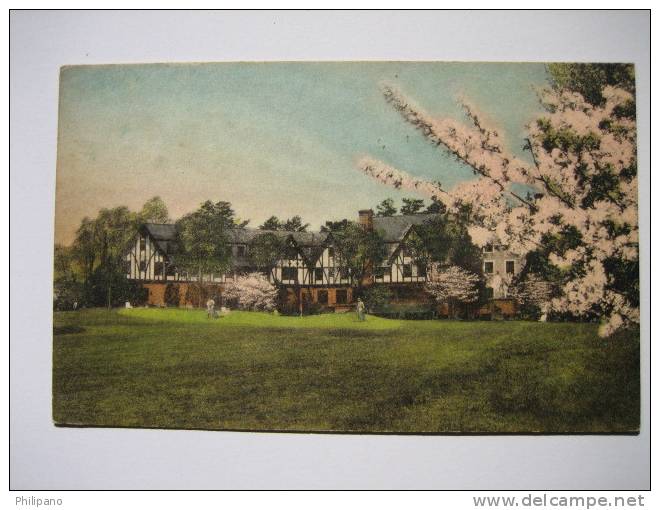 Greensboro Nc    Sedgefield Inn  1949 Cancel  Hand Colored - Other & Unclassified