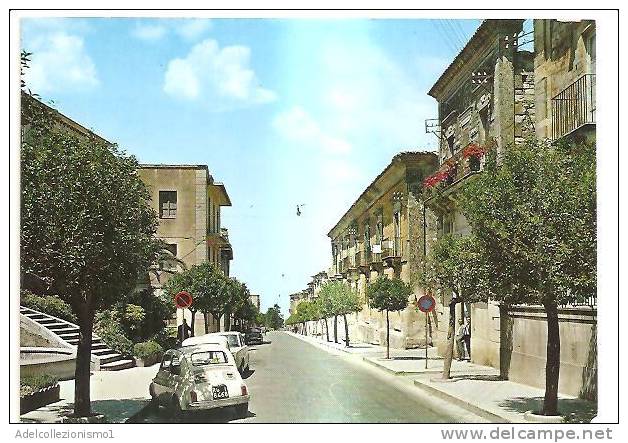 43633)cartolina Illustratoria Chiaramonte Gulfi - Corso Umberto I - Ragusa