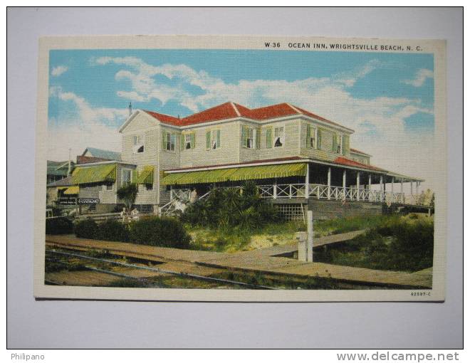 Wrightsville Beach NC    Ocean Inn   Vintage WB - Andere & Zonder Classificatie