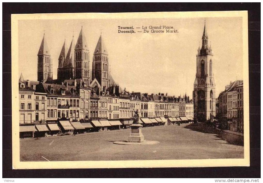 TOURNAI / DOORNIJK - La Grand'Place - De Groote Markt - Non Circulé - Not Circulated - Nicht Gelaufen. - Tournai