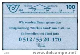 # AUSTRIA 58 Tirol 100 Landis&gyr 06.93 Tres Bon Etat - Oesterreich