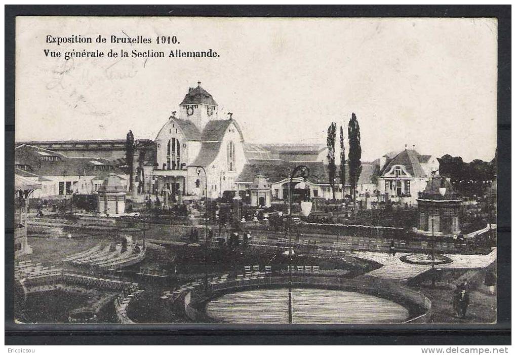 1C. Chastre-villeroux 1911( Expo Bruxelles 1910 ) - Chastre