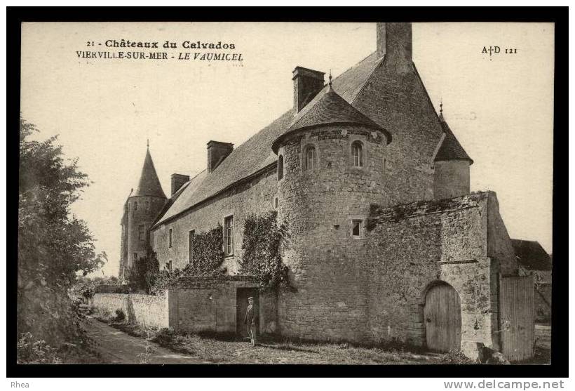 14 Vierville-sur-Mer Chateau D14D K14711K C14745C RH104337 - Autres & Non Classés