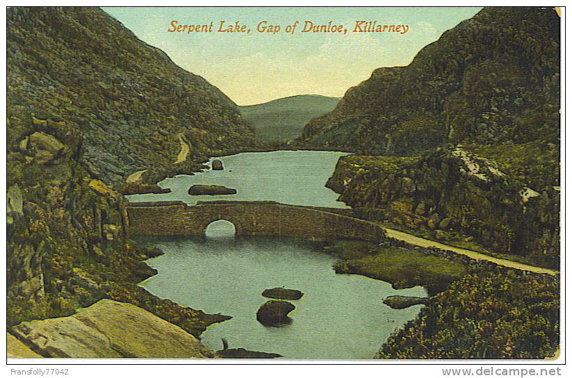 IRELAND - KILLARNEY - GAP OF DUNICE - SERPENT LAKE - BRIDGE - Kerry