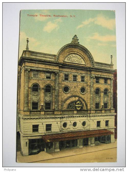 Rochester Ny    Temple Theatre    Circa 1907 - Rochester