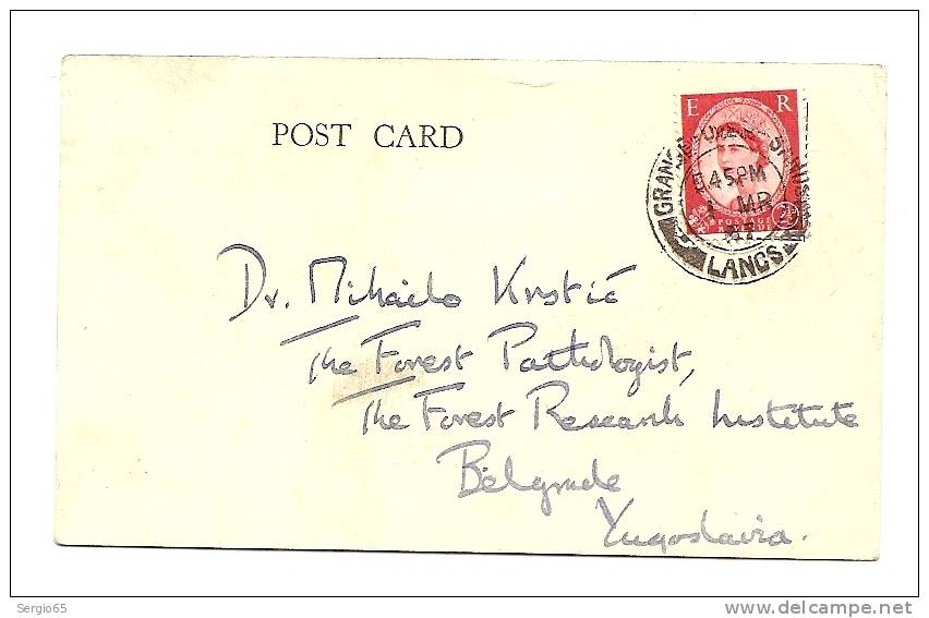 Postkarte -traveled 1957th - Entiers Postaux