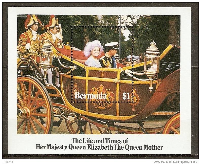 Bermuda  1985 Life And Times Of The Queen Mother  (**) - Belice (1973-...)
