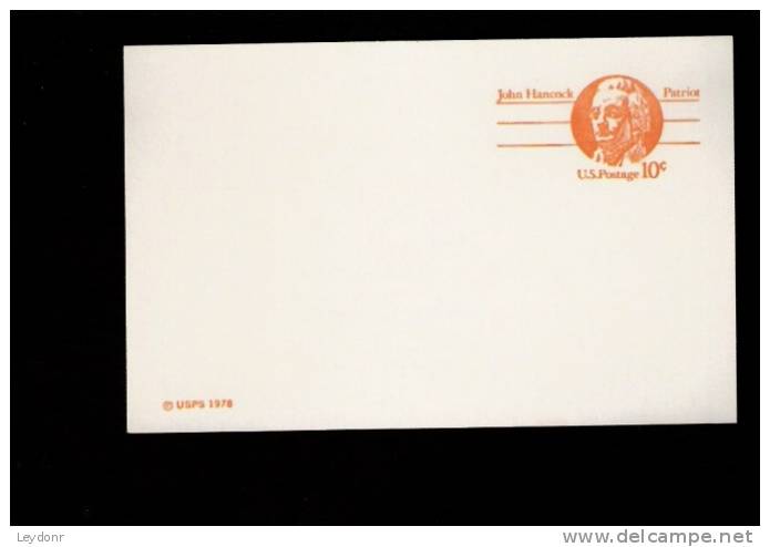 Postal Card - John Hancock - UX75 - 1961-80