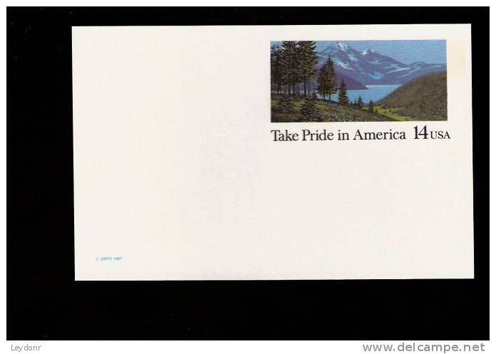 Postal Card - Take Pride In America - UX118 - 1981-00