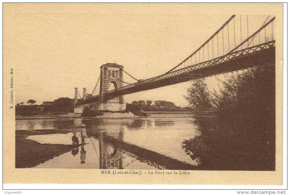 CPA MER (Loir Et Cher) - Le Pont Sur La Loire - Mer