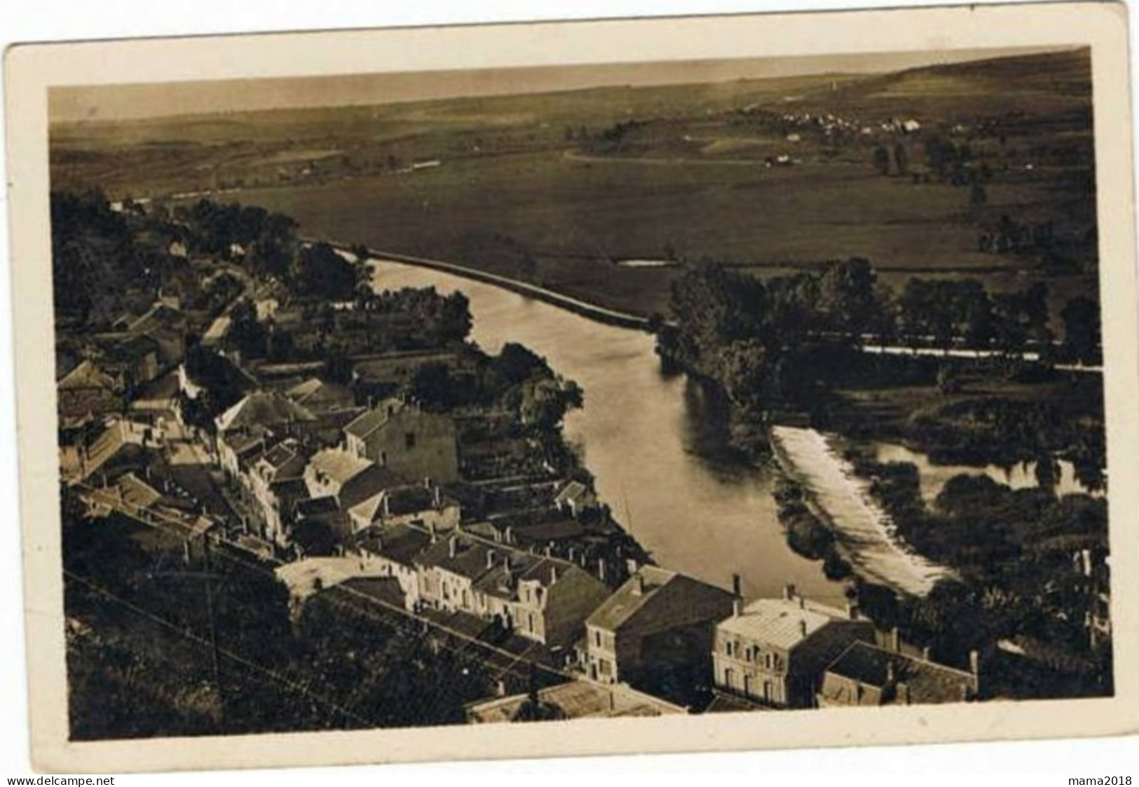 Dun   Rue De La Meraille  ( Carte Photo  ) - Dun Sur Meuse