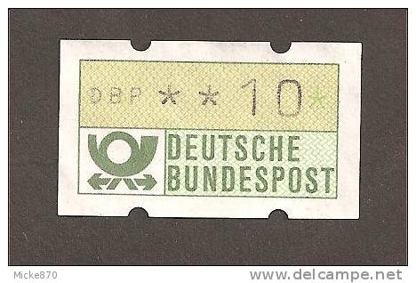 Allemagne Fédérale Distributeur N°1 - Machine Labels [ATM]