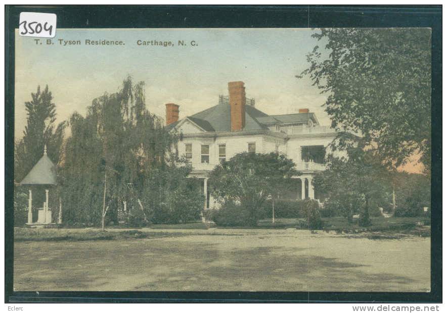 CARTHAGE - T.B.TYSON RESIDENCE   - TB - Other & Unclassified