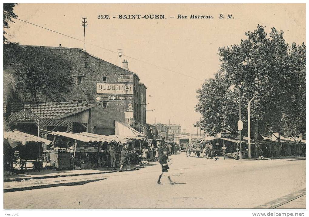 SAINT OUEN - Rue Marceau (belle Animation) - Saint Ouen