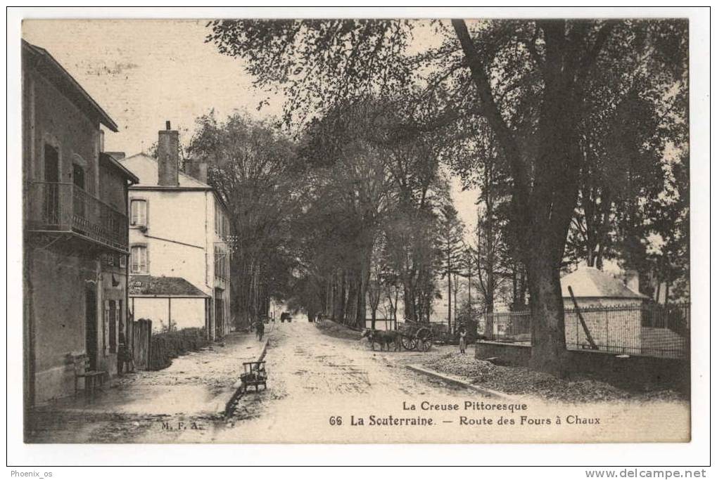 FRANCE - LA SOUTERRAINE, Route Des Fours A Chaux, 1922. - La Souterraine