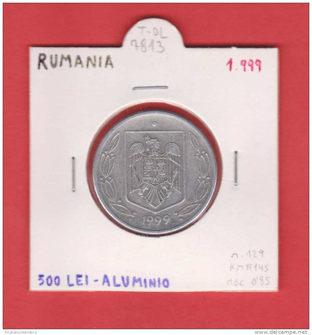 ROMANIA   500  LEI  1.999  AL   KM#145    MBC/VF     DL-7813 - Roemenië