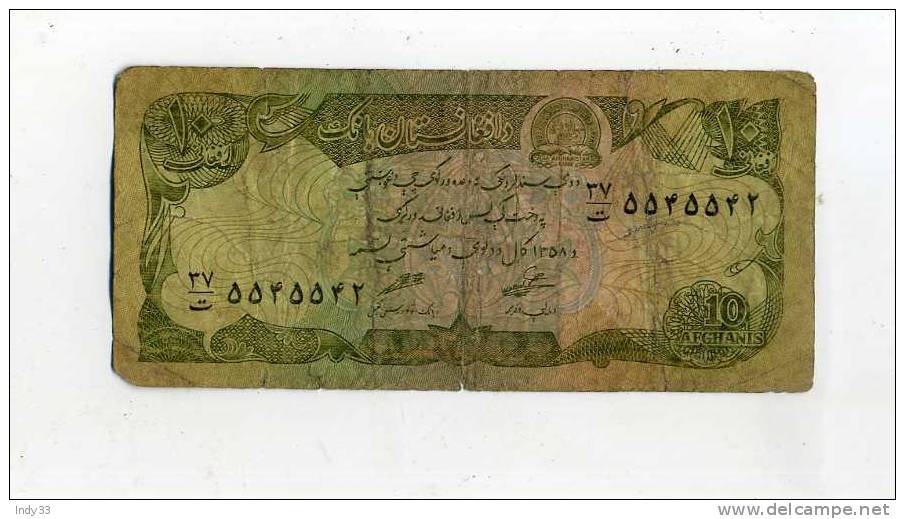 - AFGHANISTAN . 10 A. - Afghanistán