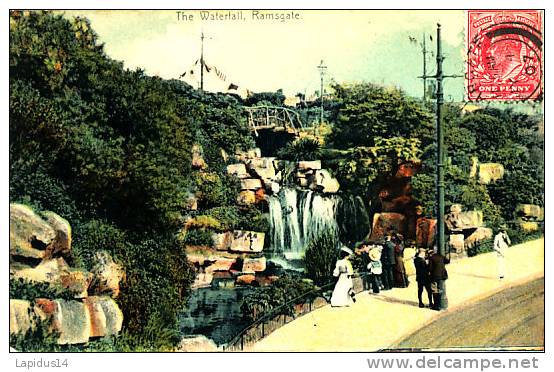 T 329 / CPA    ANGLETERRE    -    THE WATERTALL RAMSGATE - Ramsgate