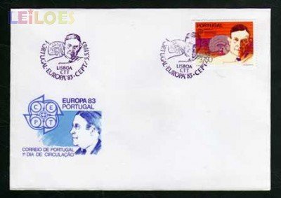 Portugal 1983 FDC  Europa CEPT Egas Moniz - 1983