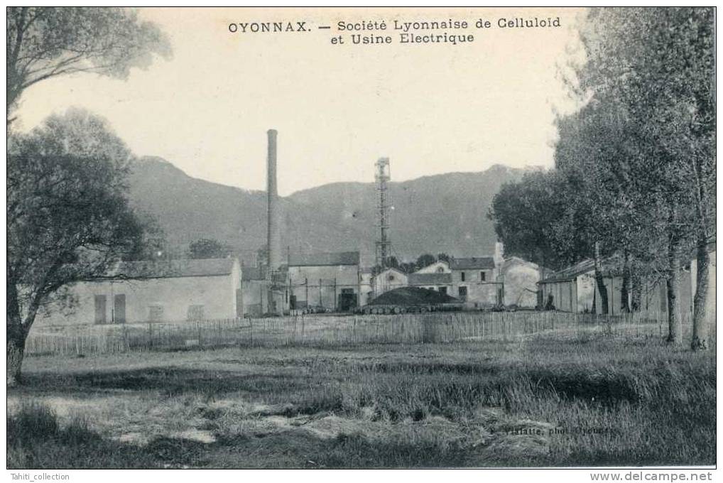 OYONNAX - Société Lyonnaise De Celluloïd Et Usine Electrique - Oyonnax