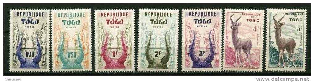 Rep. Togo ** N° 278 à 291 - Casque Konkomba Et Cobe De Buffon - Togo (1960-...)