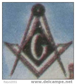 Philippines, Freemasonry, Grand Lodge, Mathematics, Compass, MNH 1987 Scott # 1906 - Freemasonry