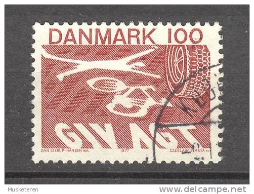 Denmark 1977 Mi. 637  100 (Ø) Neue Strassenverkehrsordnung - Oblitérés