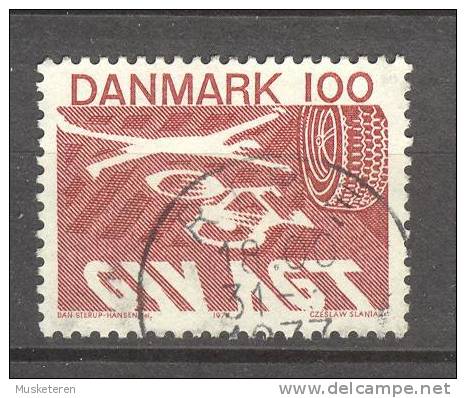 Denmark 1977 Mi. 637  100 (Ø) Neue Strassenverkehrsordnung - Oblitérés