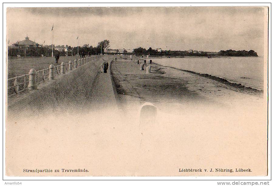 RAR Lübeck - Travemünde - Strandpartie Um 1900 - Luebeck-Travemuende