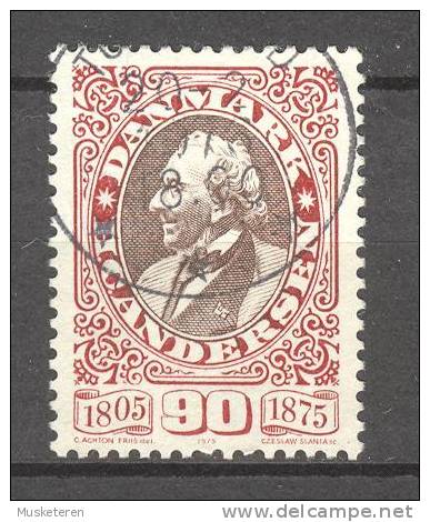 Denmark 1975 Mi. 596   90 (Ø) Hans Christian Andersen (Cz. Slania) - Oblitérés