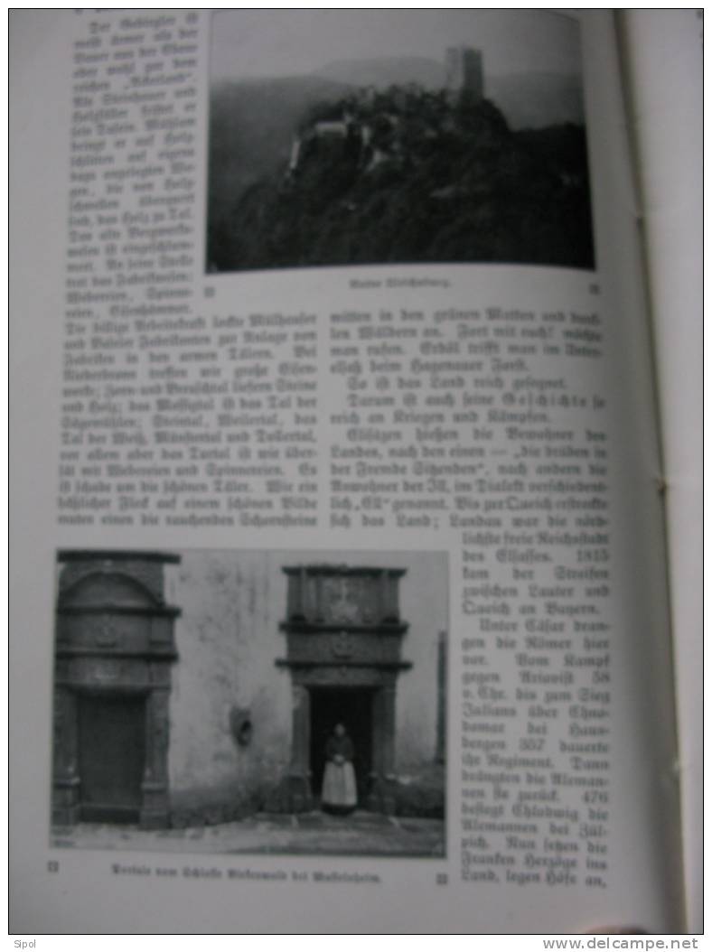 Volksbücher Der Erkunde Die Vogesen ( - Les Vosges )  Fritz Troeber  - 1912- 33 Pages - Sonstige & Ohne Zuordnung