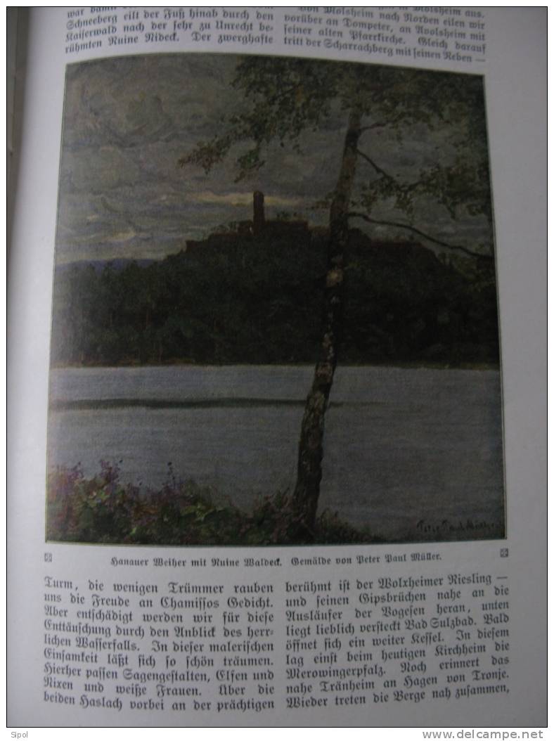 Volksbücher Der Erkunde Die Vogesen ( - Les Vosges )  Fritz Troeber  - 1912- 33 Pages - Sonstige & Ohne Zuordnung