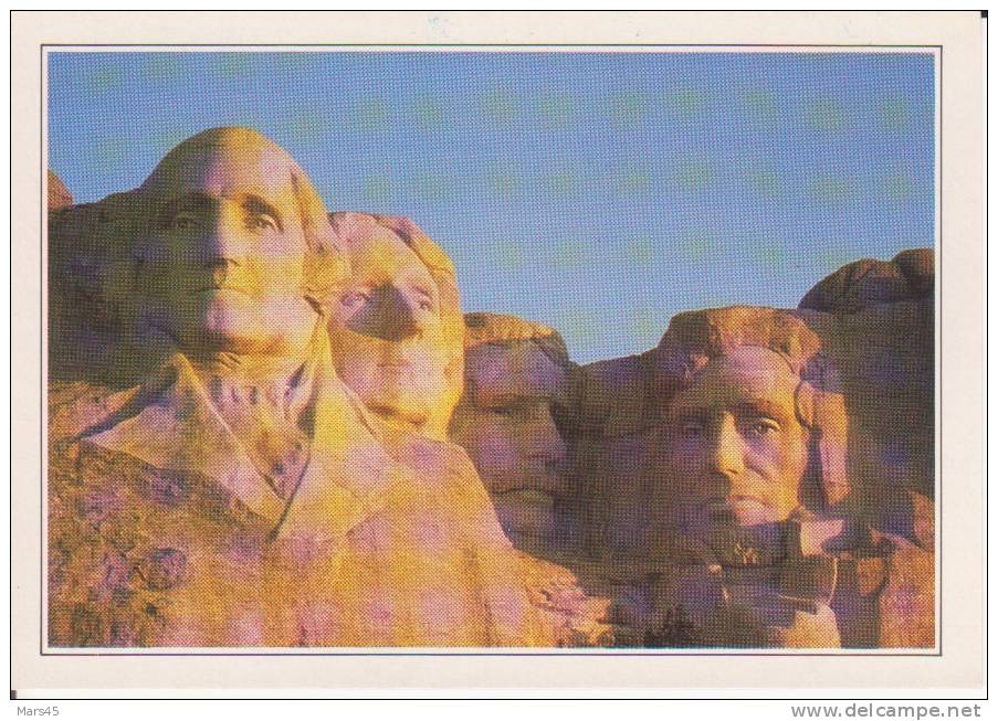 ETATS UNIS - MOUNT RUSHMORE - LES TETES DES QUATRES PRESIDENTS - Präsidenten