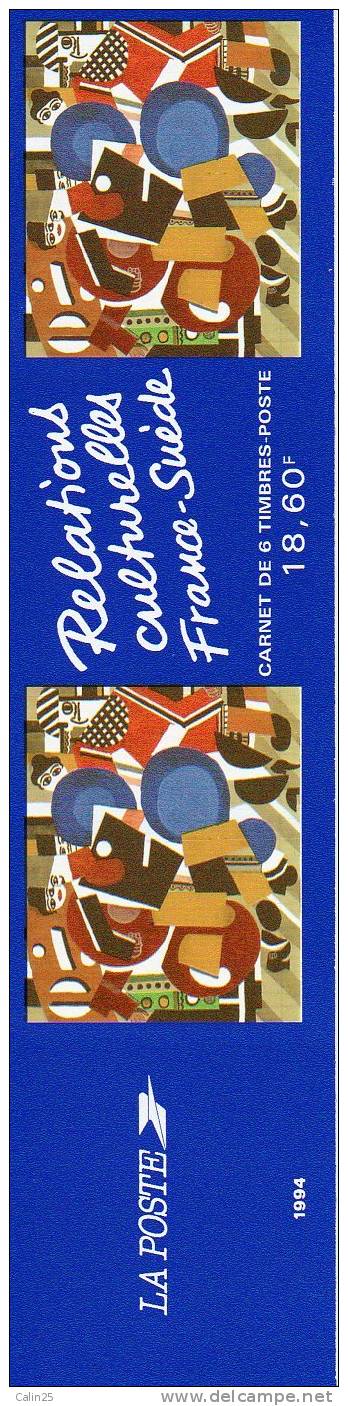 FRANCE 1994 - CARNET COMMEMORATIF- N° BC 2872 Y&T - RELATIONS CULTURELLES FRANCE - SUEDE - Gedenkmarken
