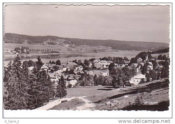 Ref 10 : Cpsm 25 Malbuisson Et Le Lac De St Point 1961 - Autres & Non Classés