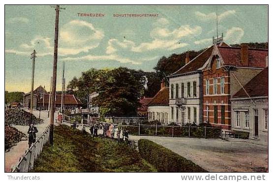 NEDERLAND ZEELAND TERNEUZEN IN KLEUR SCHUTTERSHOFSTRAAT J H SCHAEFER'S ARTOCHROM AMSTERDAM - Terneuzen