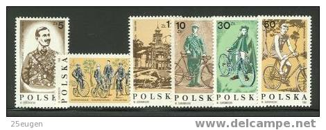 POLAND 1986 CYCLING MNH - Vélo