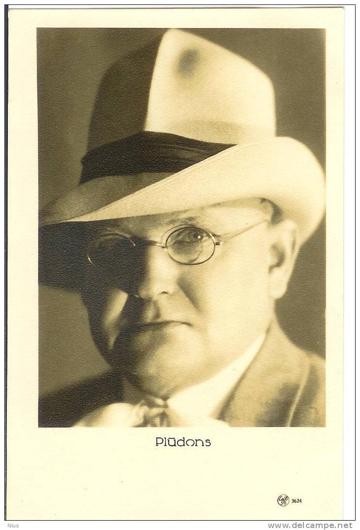 Latvia Lettonie Vilis Pludons Pludonis(1874 - 1940) Writer Author - Autres & Non Classés