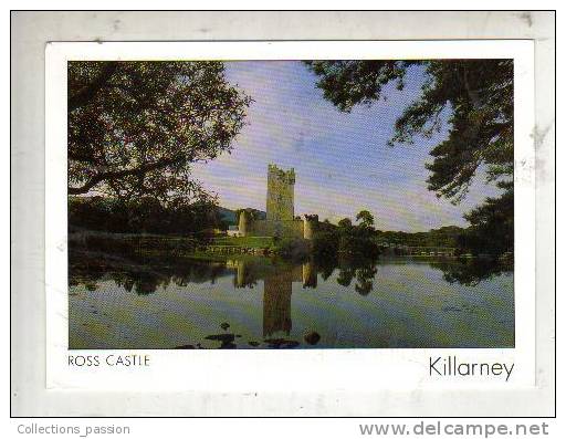 Cp, Irelande, Killarney, Ross Castle, Voyagée - Kerry