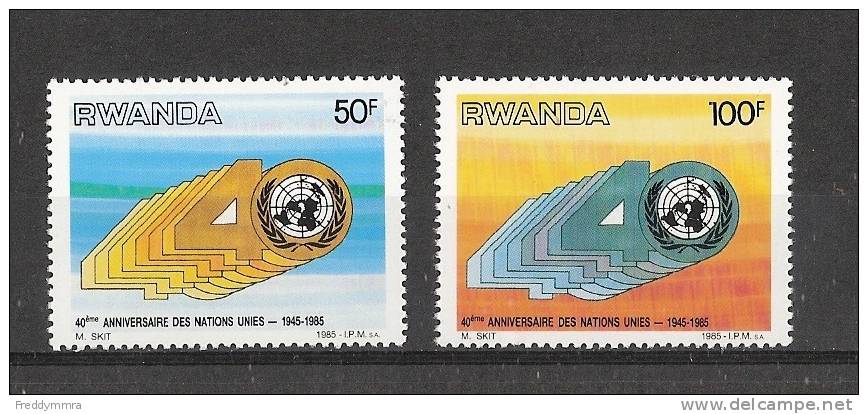 Rwanda: 1243/44 ** - Unused Stamps