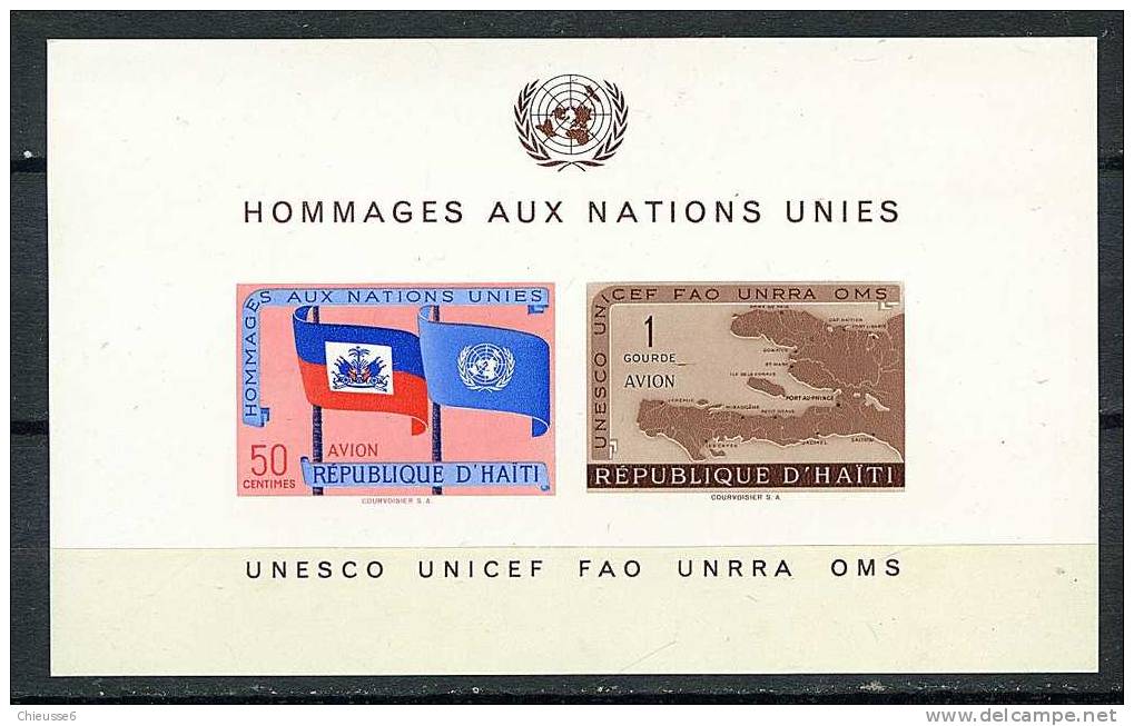 Haiti * Bloc N° 10 - Nations Unis   - - Haiti