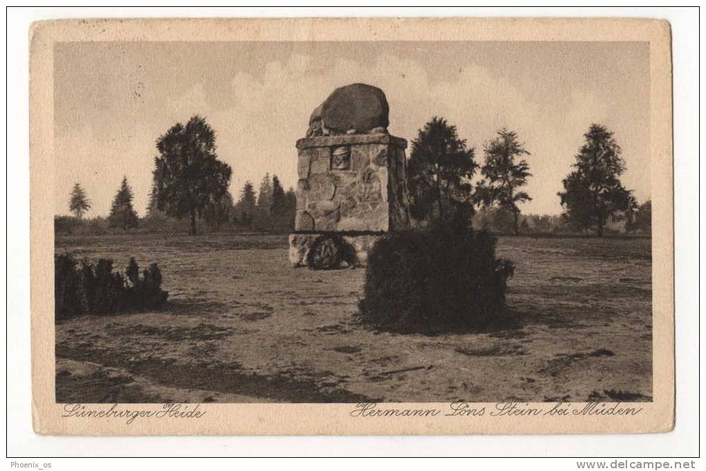 GERMANY - HERMANNSBURG, Lons Stein / Stones, 1923. - Celle