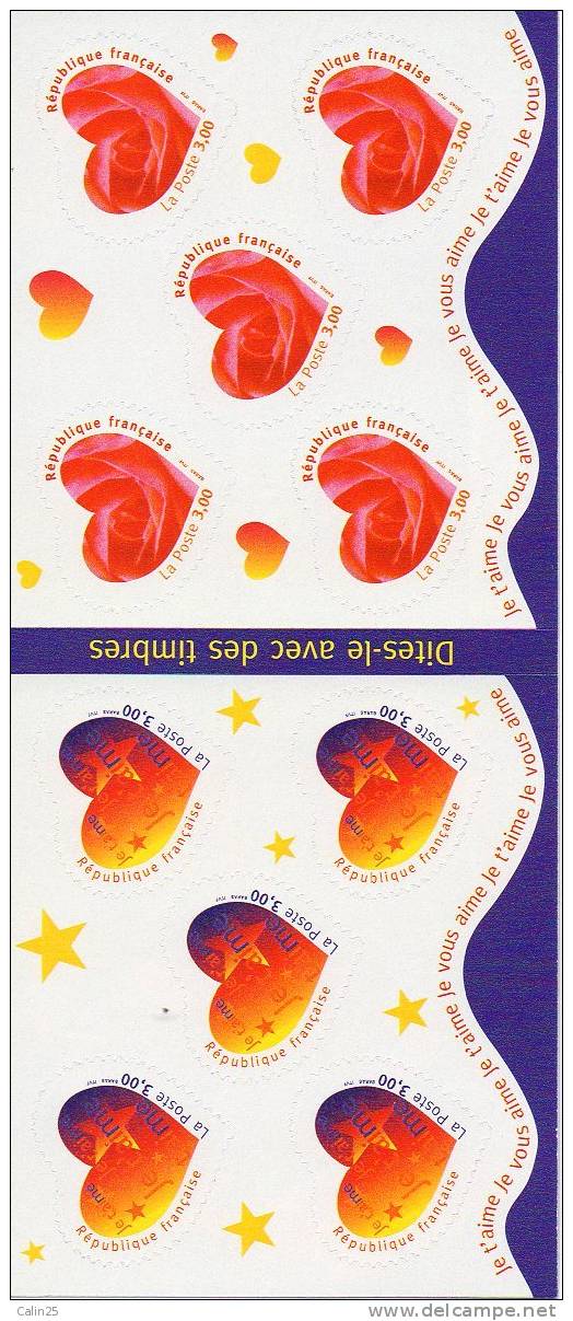 FRANCE - CARNET COMMEMORATIF - 1999 - BC 3221A - SAINT VALENTIN - Gedenkmarken