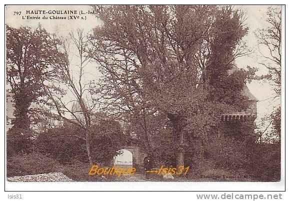 Dép 44 - RF19878 - Haute Goulaine - L´entrée Du Château - état - Haute-Goulaine